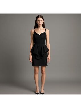 DBA IA Ruffle Cocktail Dress